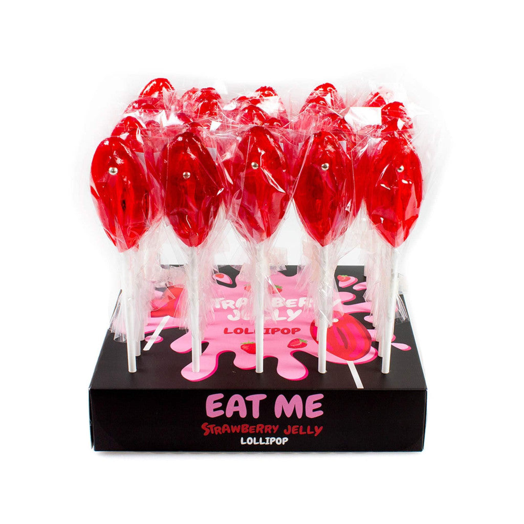 Secretplay – Strawberry-flavored Vagina-shaped Lollipop