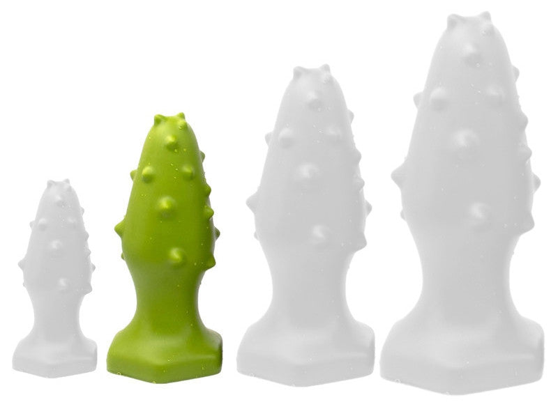 Monster Spike – Premium Silicone Anal Plug M 12 X 4.5 Cm Green