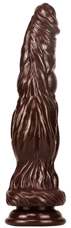 Monster Ash - Premium 24 Cm Brown Dildo