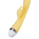 Toyfa Aster Vibrator Dual Stimulation 10 Modes Usb Charging 22 Cm Yellow Silicone