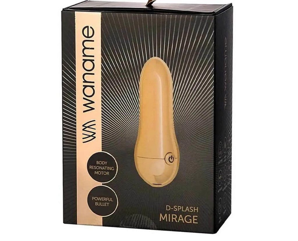 Toyfa Vibrator 6 Vibration Modes Usb Charging 9 Cm Gold