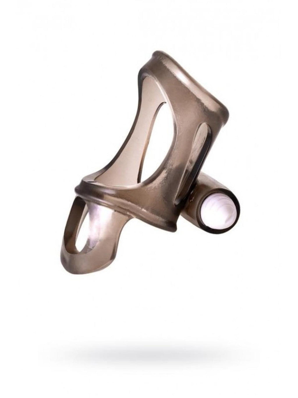 Xtoyfa Penis Ring Vibrating Clitoral Stimulator Tpe Black