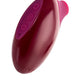 A-toys Vibrator Vacuum Stimulation 10 Modes Usb Charging Burgundy 9.8 Cm