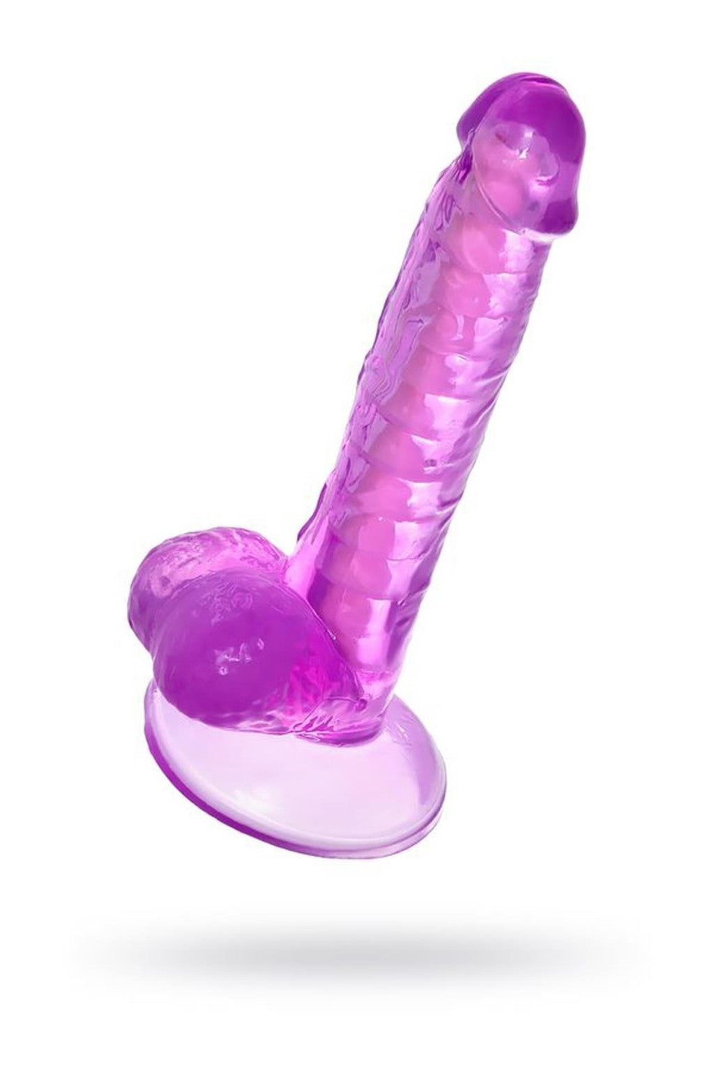 A-toys Dildo Adjustable Stiffness Experience Enhancer Suction Cup 20.5 Cm Purple