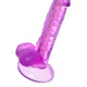 A-toys Dildo Adjustable Stiffness Experience Enhancer Suction Cup 20.5 Cm Purple