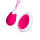 A-toys Vibrating Egg With Remote Control 10 Modes Silicone Pink-white 12 Cm