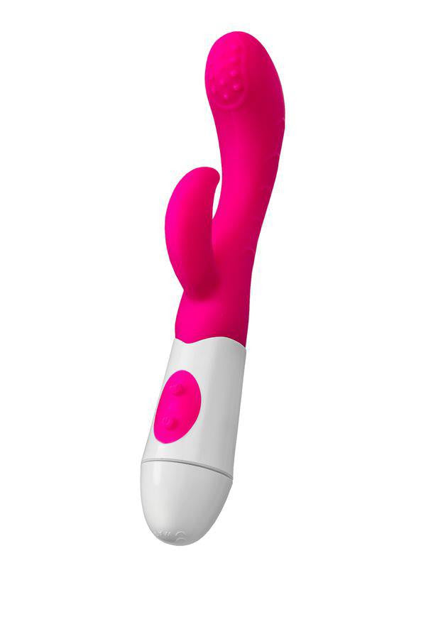 A-toys Vibrator Dual Stimulation 20 Cm Pink 10 Levels