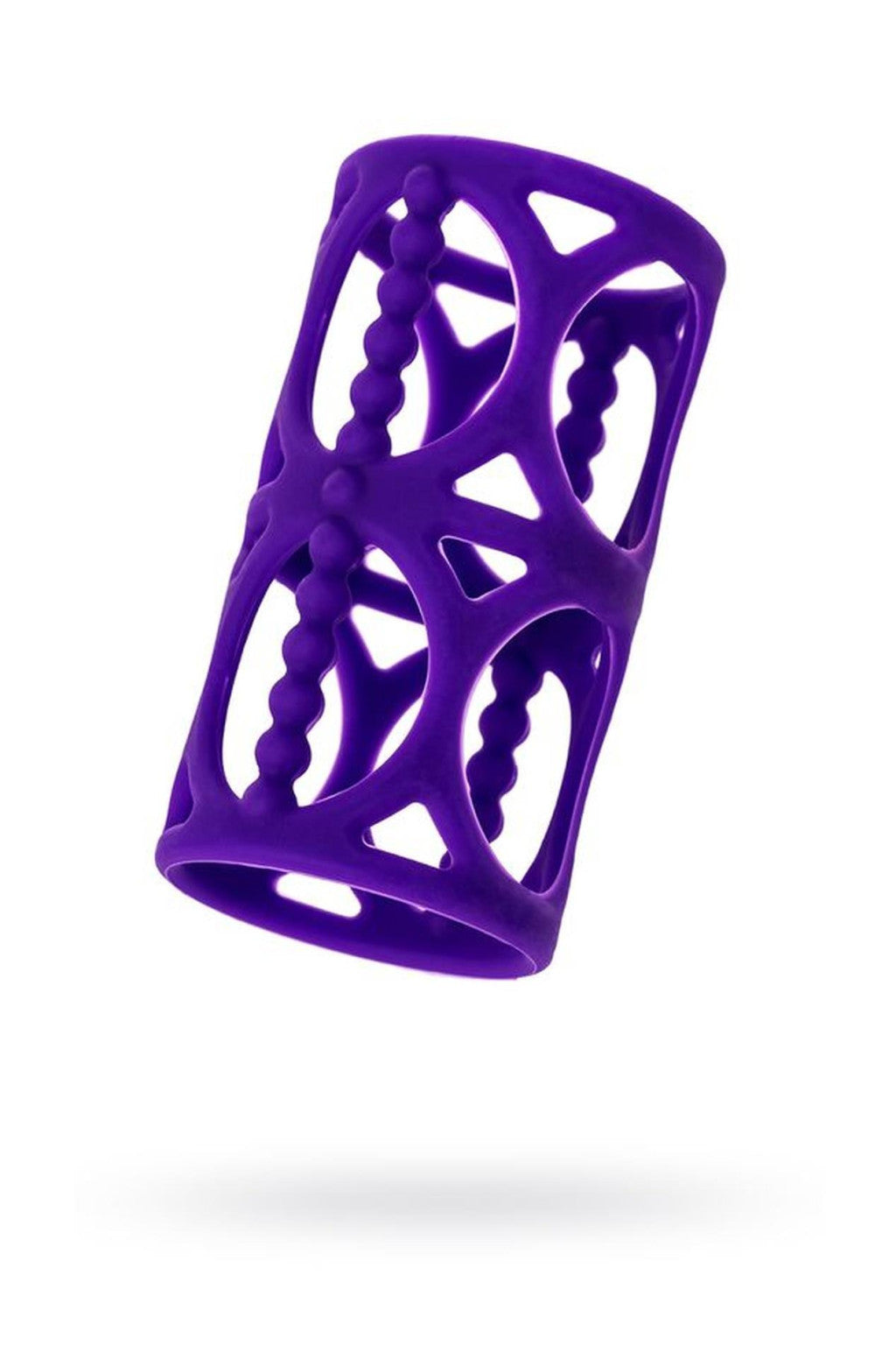 A-toys Penis Sleeve Silicone Flexible 7.5 Cm Purple