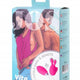 Jos Vita Vibrating Finger Egg And Additional Precise Stimulation 8.5 Cm And 8 Cm Pink Silicone