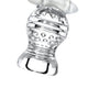 Lingam Shakti Vibrating Masturbator Transparent Tpe 9 Cm