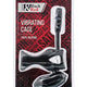 Black&red Penis Ring Vibrating Clitoral Stimulator 14.5 Cm Black
