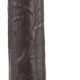 Premium Sliding Leather Dildo – 18 X 4.5 Cm Brown
