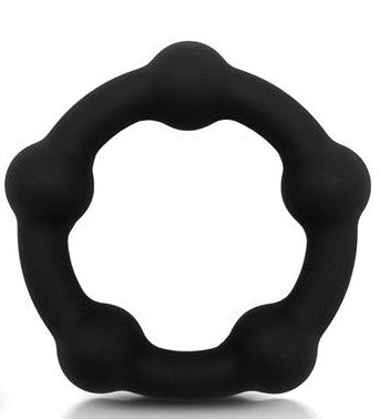 Silicone Cockring – Elegant Black Penis Ring 35mm