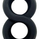 Soft Ballstretcher – Double Ring Testicle Stretcher Black