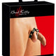 Sextreme Penis Ring Set 3 Interchangeable Sizes Black Pu And Metal 21 Cm