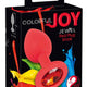 Anal Plug Jeweled Silicone-pu Coated 7.2 Cm Red