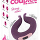 Couples Choice Vibrator With Two Motors 10 Modes Waterproof Flexible - 8.7 Cm Black