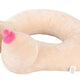 Neck Pillow For Travel Soft Plush With Chest Design In Humorous Style Black