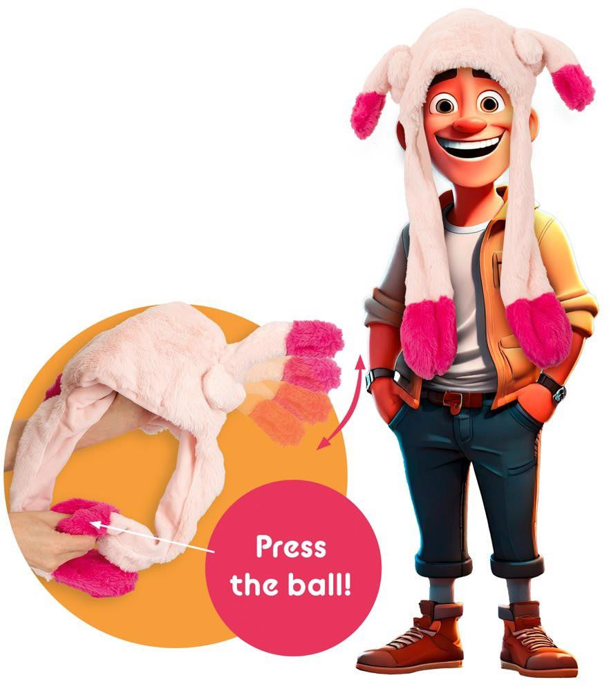 Inflatable Penis Tail Hat With Pink Details
