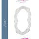 Beau Coeur Penis Ring Flexible Silicone 6.5 Cm Diameter Transparent