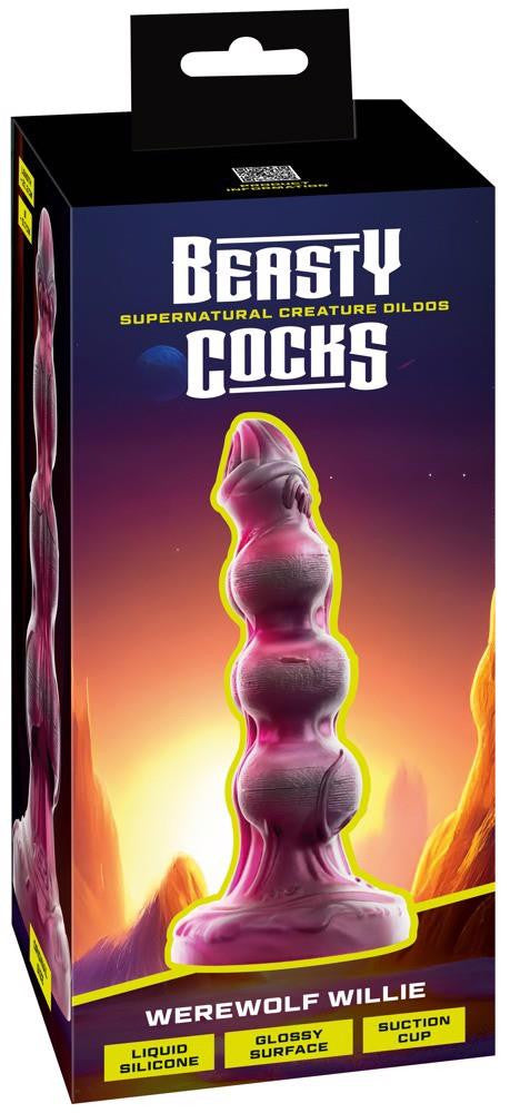 Beasty Cocks Dildo Suction Cup Strap-on Compatible 21 Cm Metallic Color