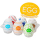 Tenga Masturbator Unique Textures 7 Cm Set Of 6