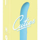 Cuties Mini Vibrator 10 Modes G-spot Stimulating Usb Charging 11.8 Cm Blue