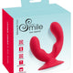 Sweet Smile Vibrator Double Stimulation Quiet Motors 9 Modes Usb Charging Black 13.5 Cm / 9 Cm