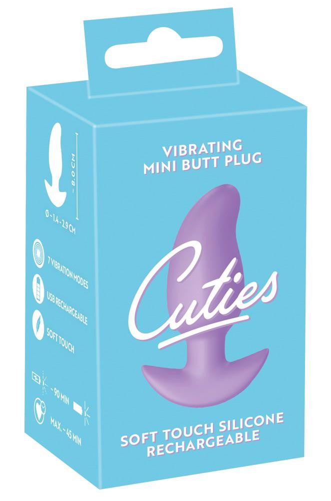 Cuties Vibrating Dildo Purple