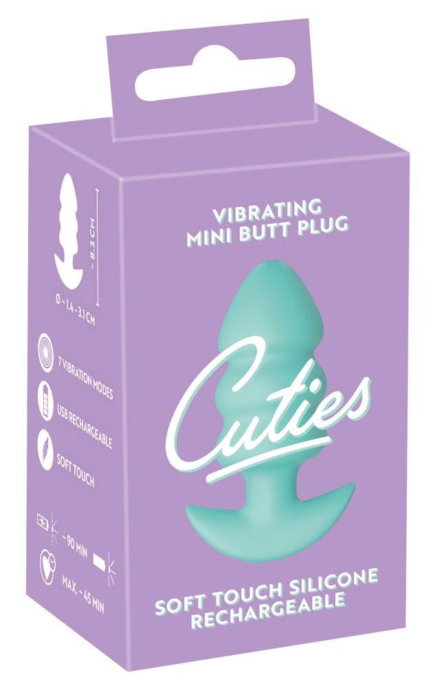 Cuties Green Vibrating Dildo Plug