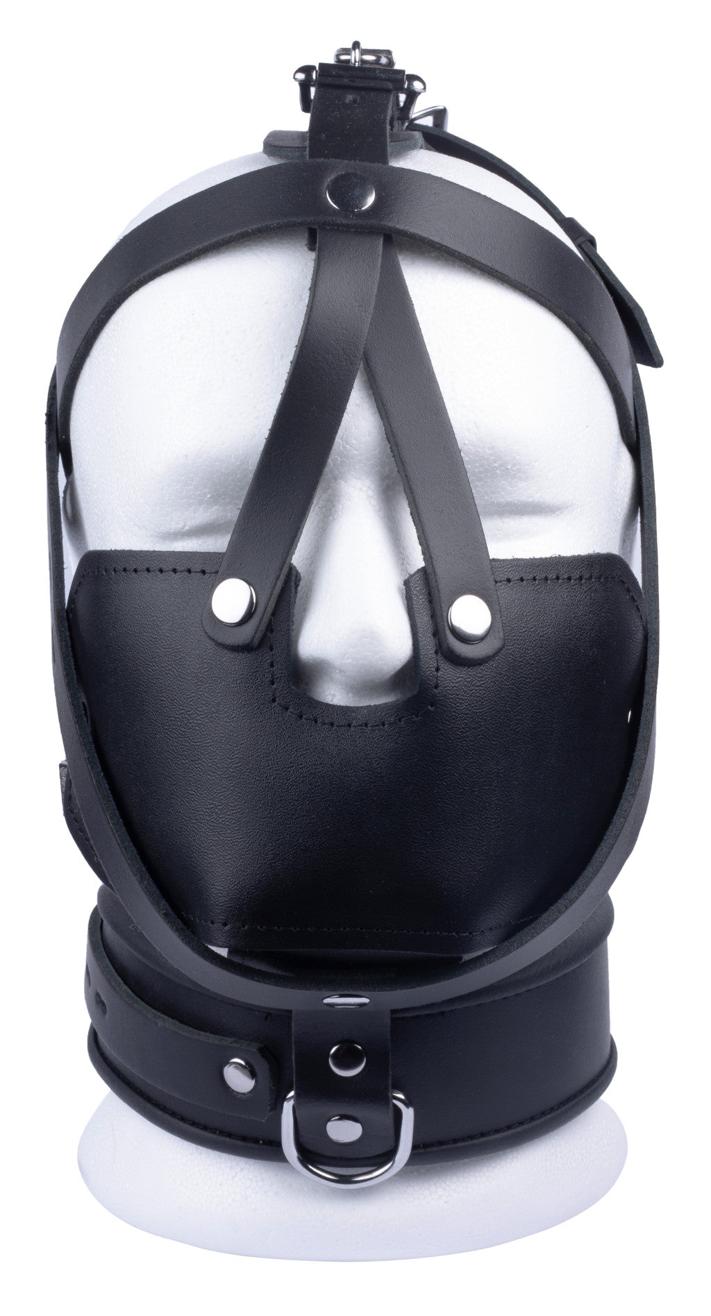 Premium Leather Mask For Slave Role Play