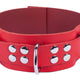 Premium Red Leather Necklace – Sensual Accessory