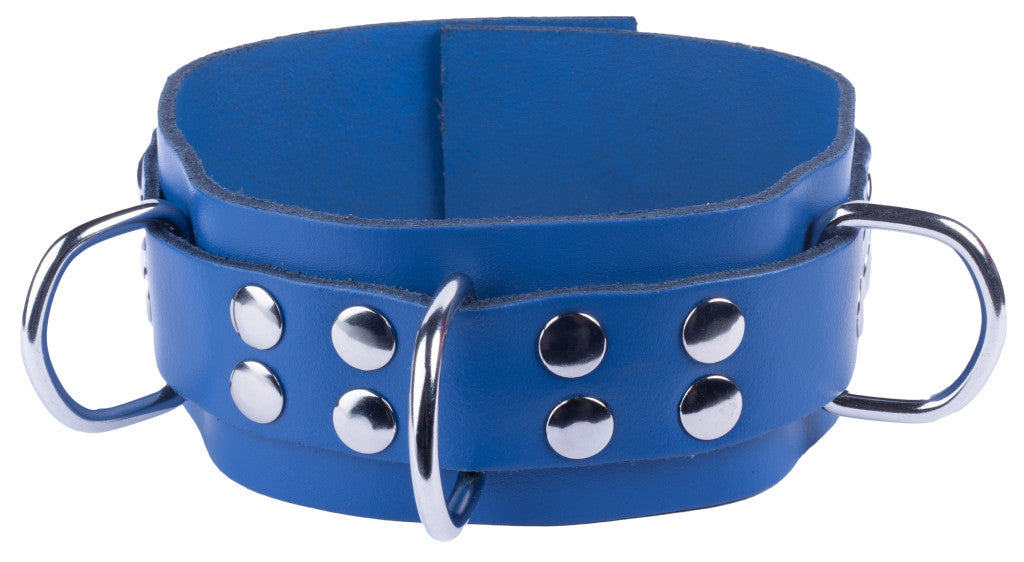 Ultra Blue Leather Necklace - An Elegant Accessory In Premium Style