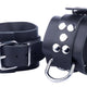 Premium Black Leather Handcuffs – For Sensual Stimulation