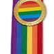 Rainbow Accessory Colorful Pendant With Ribbon 4 Cm Diameter 15 Cm Long Ribbon