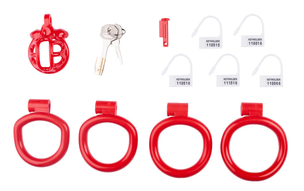 Lyfy Short – Premium Red Boy's Lock 4 X 3.3 Cm