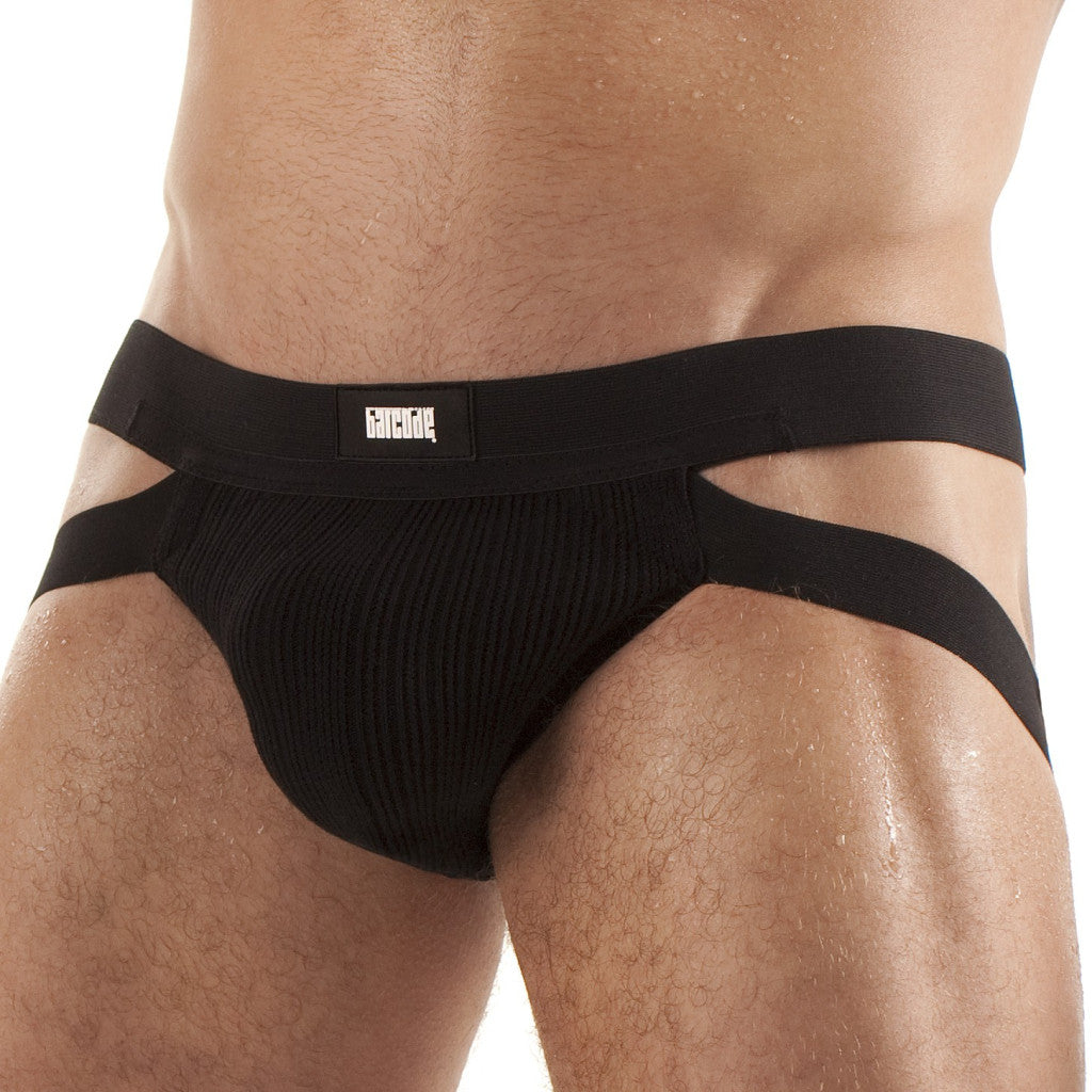 Anton Black Swimming Jockstrap – Stylish Comfort In The Water