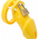 Bran – Yellow Silicone Chastity Cage For Sensual Excitement