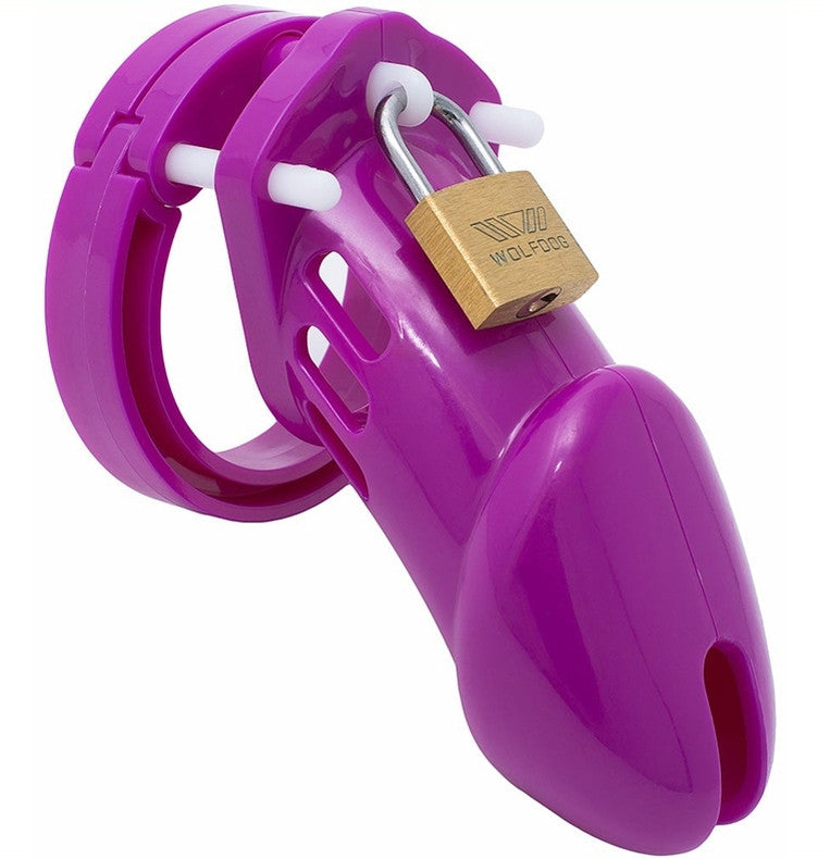 Bran – Premium Silicone Mooring Cage Purple 9 X 3 Cm