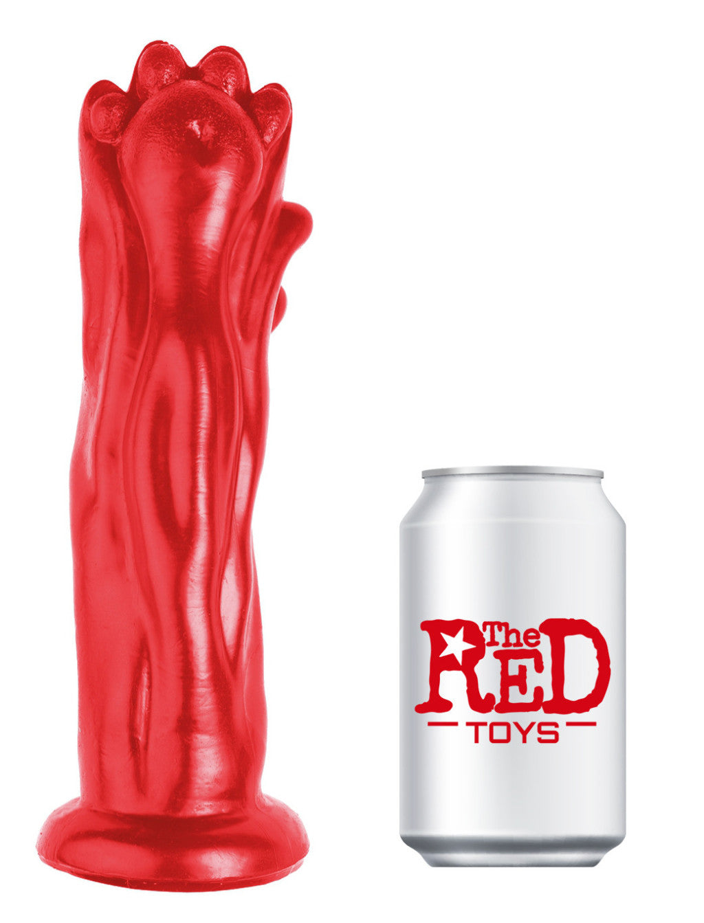 Bear Paw-er Bear Paw-er Suction Cup 24 X 7.3 Cm Red