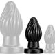 Spiral Plug M – Premium Spiral Anal Stimulator Black