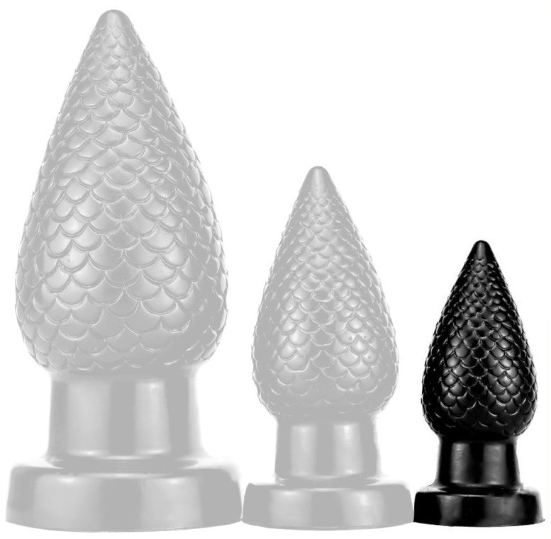 Pinecock S – Premium Black Anal Plug 7 X 3.5 Cm