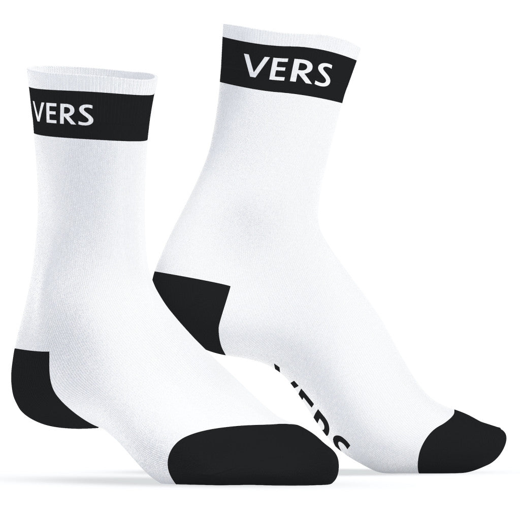 Vers Sneakxx – Premium White Sports Socks