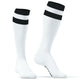 Hard Sneakxx – Premium High Socks In White And Black Combination
