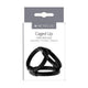 Penis Ring Clamping Cage Black Three-piece Erection Holder
