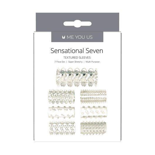 Stymulator Sexual Fingering Device 7 Textured Transparent Small Latex Fingertips
