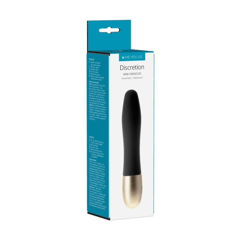 Me You Us Vibrator Single Vibration Waterproof 8 Cm Black