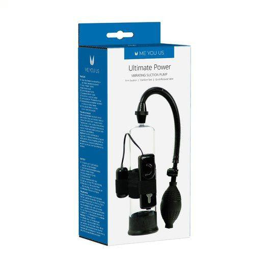 Ultimate Power Penis Pump Vibrating Multi-speed 29 Cm Transparent