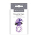 Vibrating Penis Ring With Clitoral Stimulator 7 Vibration Modes Purple Waterproof