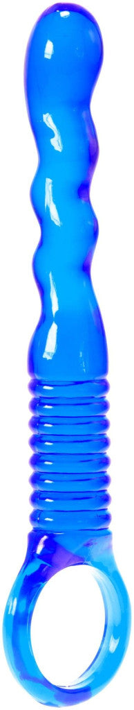Me You Us Ribbed Anal Plug Blue